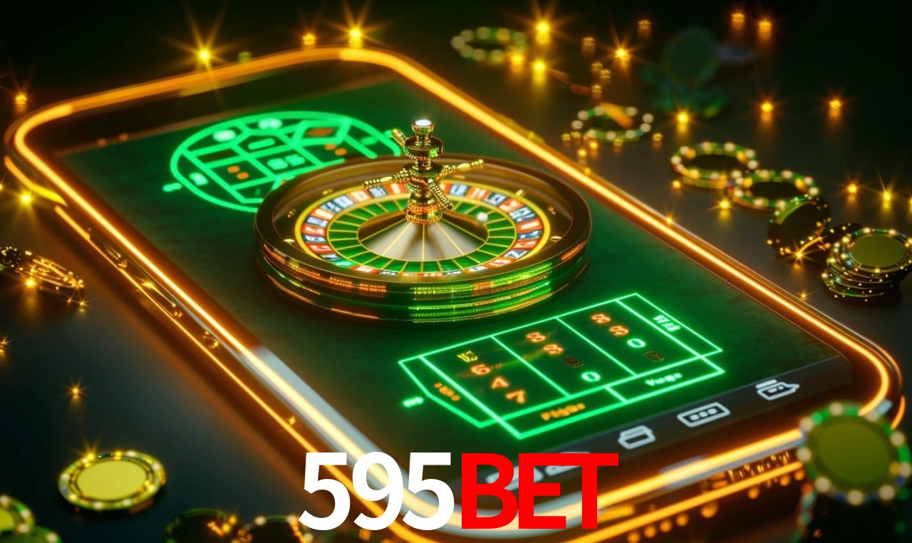 Imagem promocional da 595bet mostrando a plataforma e suas vantagens